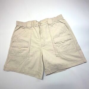 St. John's Bay Men's Hiking Cargo Shorts Size 38 – Classic Stone – NWT